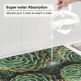 thumbnail image 6 of Daiia Design Name Dish Drying Mat For Kitchen Counter Microfiber Absorbent Leaves Dish Draining Mat Reusable Washable Large 18"X24", 6 of 9