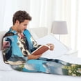 thumbnail image 6 of Fotbe Cute Daisy Cow A Pattern Long Sleeve Pajama Set for Men,Sleepwear Set,2-piece Loungewear Set,Soft PJs Comfy Nightwear with Pockets-XX-Large, 6 of 7