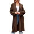 thumbnail image 6 of Winter Dresses for Women 2025 Cardigan Sweaters for Women Womens Long Cardigan Sweaters Chunky Open Front Oversized Slouchy Knit Fall Trendy Coatigan Jackets, 6 of 8