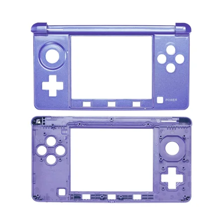 Compatible Mid-Frame Housing (Purple) - Nintendo 3DS