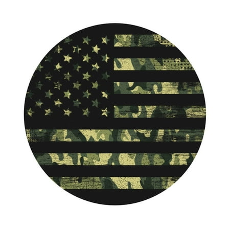 

Bingfone Vintage American Flag Camo Leather Drinks Coasters With Set Of 6 Suitable For Home Kitchen Coffee Cup Coasters Home Gift