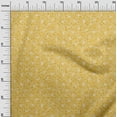 thumbnail image 2 of oneOone Cotton Cambric Dark Yellow Fabric Texture & Triangle Geometric Quilting Supplies Print Sewing Fabric By The Yard 42 Inch Wide, 2 of 4