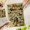 thumbnail image 3 of Lantern Press 1000 Piece Jigsaw Puzzle, Mammals, B, Vintage Bookplate, Adolphe Millot Artwork, 3 of 5