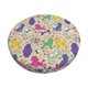 thumbnail image 1 of Balery Colorful Poodle Dog Fundas de asiento para taburete de bar redondo de tela de terciopelo ajustables que protegen de arañazos y manchas para sillas de 14 a 17 pulgadas.-12 inch, 1 of 7