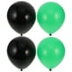 thumbnail image 1 of 30 globos de látex de 25 cm, color negro y verde, para fiestas de cumpleaños, bodas, aniversarios y celebraciones, 1 of 7