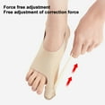 thumbnail image 3 of NIBOLOG Bunion Corrector with Fastener Tape Super Soft High Elastic Breathable Adjustable Pain Relief Bunion Splint Toe Alignment Brace, 3 of 7