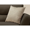 thumbnail image 4 of Pillows 18 X 18 Square Accent Sofa Couch Bedroom Polyester Beige, 4 of 4