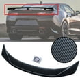 thumbnail image 3 of NINTE Rear Trunk Lid Wing Spoiler 2016-2023 Chevy Camaro Carbon Fiber Style ABS, 3 of 8