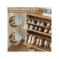 thumbnail image 3 of Studyset Shoe Storage Cabinet With 2 Flip Drawers,Freestanding Organizer For Entryway,Narrow Shoe Cabinet Rack Cabinet,Hidden Slim Shoe Organizer Cabinet With Hooks, 3 of 8