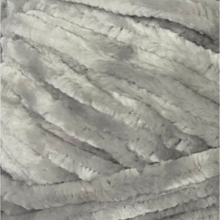 Soft Velvety Yarn, 315 Yards, Grey photo 6