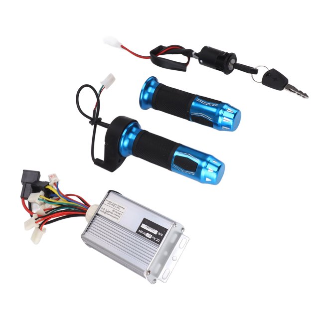 Controlador de velocidad cepillado controlador cepillado de bicicleta con carcasa de aleación de aluminio con interruptor de encendido de bicicleta para actualización ANGGREK Otros