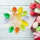 thumbnail image 5 of Fiudx Huevos de Pascua, Adornos de Plástico de Imitación Coloridos, Juego de Huevos Pintados para Manualidades, Seguro para La Caza de Pascua, Decoración Navideña, Material de Arte Atractivo., 5 of 6