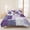 Purple White Gray, variant on 3 Pieces Queen Quilt Set,Coastal Ocean Starfish Shell Conch Soft Bedding Sets with 1 Quilt & 2 Pillow Shams,Summer Beach Marine Theme Summer Bedspread Lightweight Coverlet Comforter for All Season