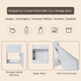 thumbnail image 6 of Holaki 18" Floating Bathroom Vanity With Sink For Small Powder Room, Modern Bathroom Sink Vanity With Soft Close Door, White, 6 of 7