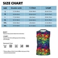 thumbnail image 6 of Gaeub Pride Rainbow Men's Sleeveless Muscle Shirts Workout Tank Tops, Odor Protection and Comfortable - 3X-Large, 6 of 8