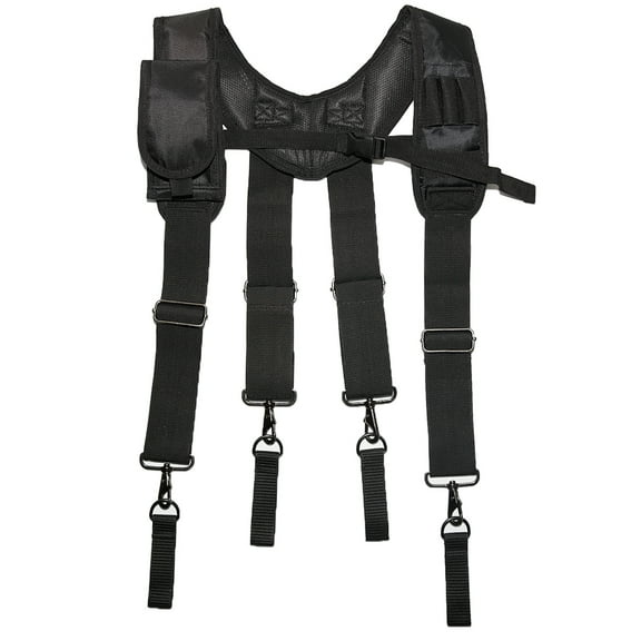 Tool Belt Suspenders for Men, Tool Bag Suspenders for Construction Worker, Electrician, Framer, Carpenter, Roofer