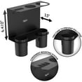 thumbnail image 2 of Koova Grease Gun Storage Holder 2.0 Steel Wall Mount with Drip Cups | USA Made, 2 of 4