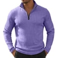 thumbnail image 1 of Men's Zipper Front Sweatshirt Jacket with Embroidered Detail for Everyday Casual Comfort and Versatile Fall Styling, 1 of 4