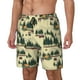 thumbnail image 1 of Balery Camping Caravan 1 Bañador para hombre, shorts de playa de secado rápido con entrepierna y forro de compresión-Large, 1 of 6