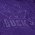 thumbnail image 6 of Men's Mitchell & Ness Purple Milwaukee Bucks Playmaker Full-Zip Hooded Windbreaker Jacket, 6 of 6