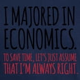 thumbnail image 3 of CafePress - Majored In Economics T Shirt - Men's Classic Graphic Cotton T-Shirt, 3 of 4