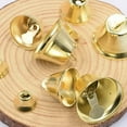 thumbnail image 3 of 20 Pack Gold Open Bells for DIY Holiday Crafts and Charming Home Decor, 3 of 11