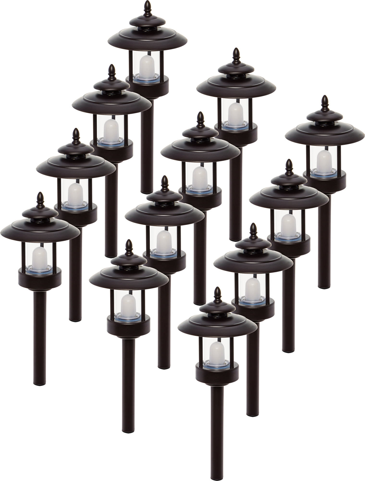 Bronze Westinghouse 6 Pack 100 Lumen Low Voltage LED Pathway Light Landscape Lights
