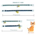 thumbnail image 4 of Collar de gato Faygarsle Denim Breakaway con colgante en forma de campana, 4 of 8