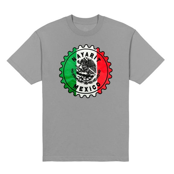 Gray Nayarit Short sleeve Unisex T-shirt
