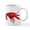 White, variant on CafePress - Louisiana Crawfish Mug Mugs - 11 oz Ceramic Mug - Novelty Coffee Tea Cup