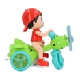 thumbnail image 1 of Cool Light Dynamic Music Electric Tricycle Toy, 360 Rotation Removable Trike Musical Toy with For Baby Toddlers, 1 of 7