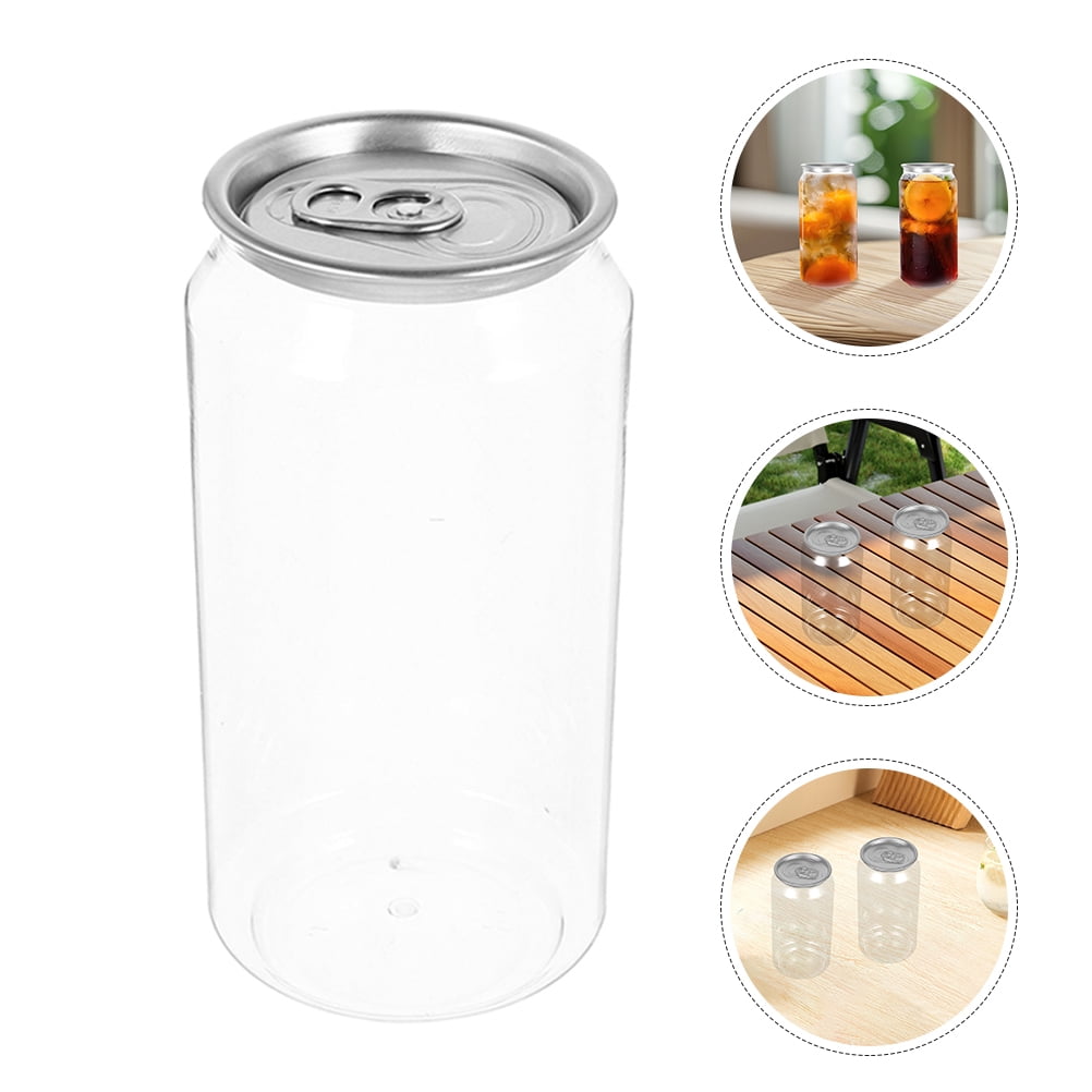 GOOHOCHY 20-Pack Clear PET Juice Bottles with Lids, 330ml Reusable Drink Containers for Tea, Office, Travel, Outdoor Use