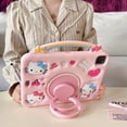 thumbnail image 6 of 3D Cartoon Kitty Silicone Shockproof Case for iPad mini 7 (A17 Pro) Generation Case 2024, iPad mini 6 Case 2021, 8.3-inch Kids Friendly Protective Cover with Adjustable Lanyard & Handle, 6 of 8
