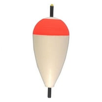 Comal Pear Slip Stick Float, Red/White, 4 Inch, 2pc