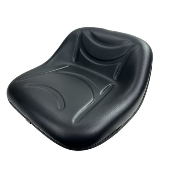 Eparts E-LMS2002-B Universal Black Vinyl Low Back Seat for Lawn & Garden Tractors