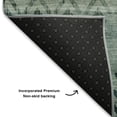 thumbnail image 5 of Addison Rugs Mayfield Premium Machine Washable Transitional Geometric Teal Rectangle Rug, 10' X 14' Machine Washable Transitional Geometric Teal Oversized Sherpa Throw Blanket, 5 of 6