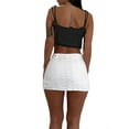 thumbnail image 5 of Coduop Women Backless Top Spaghetti Strap Tank Crop Tops Cami Slim Fitted Shirt, 5 of 6