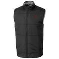 thumbnail image 2 of Men's Cutter & Buck Bobby Bowden Black Florida State Seminoles Big & Tall Stealth Hybrid Windbreaker Full-Zip Vest, 2 of 3