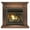 Chocolate, variant on Duluth Forge Dual Fuel Ventless Gas Fireplace With Mantel - 32,000 BTU, Remote Control, Slate Gray Finish - Model# DFS-400R-2GR