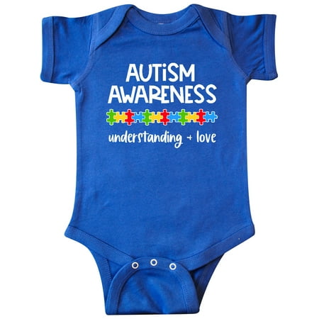 

Inktastic Autism Awareness Understanding and Love with Puzzle Pieces Gift Baby Boy or Baby Girl Bodysuit