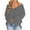 Grey, variant on V Neck Pullover Sweater Knit Sweater Womens Sweaters Womens Green Sweater Jacket for Women Women's White Turtleneck Sweater Crochet Sweaters Solid Sweatshirt Running Sweatshirts Blue L