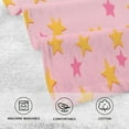 thumbnail image 5 of Yayeee 100% Cotton Hand Towels for Bathroom 16" x 28" Kitchen Towel, Gradient Pink Stars, 5 of 7