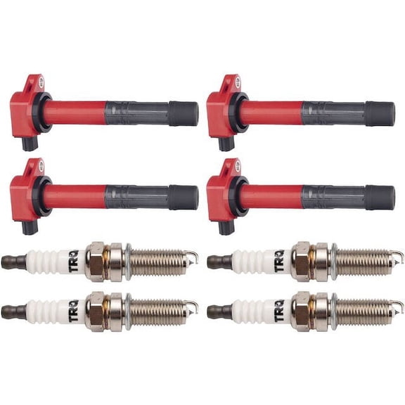 Ignition Coil and Spark Plug Kit 8 Piece - Compatible with 2010 - 2014 Honda CR-V 2011 2012 2013