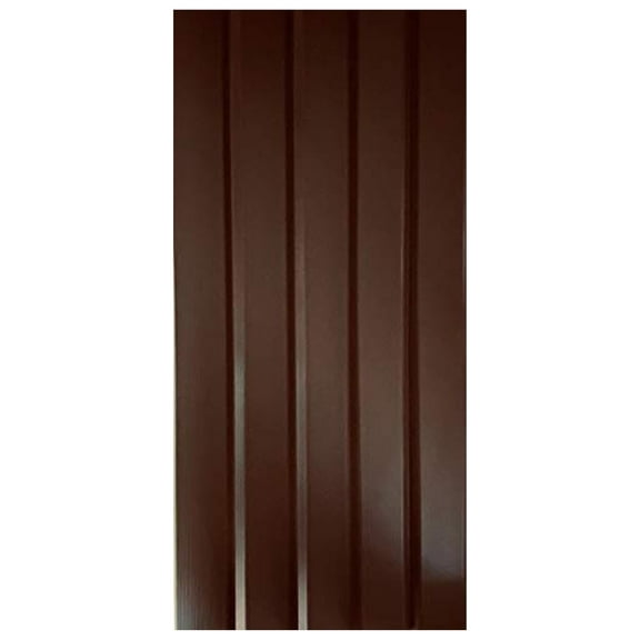 Mobile Home Skirting Dark Brown Box of 8 Solid Panels 16" Wide by 46" Tall. Premium 40 Mil Thickness