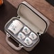 thumbnail image 3 of 2024 New Style Mutton Fat Jade Travel Tea Set - Creative Panda Teacup Set for Outdoor and Home Use - Gift, 3 of 4