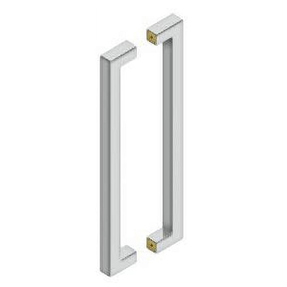 Deltana SSPBB1810U32 18" Contemporary Pulls, Back-To-Back in Polished Stainless