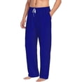 thumbnail image 2 of Bingfone Navy Mens All Over Print Sleep Pajama Pants-Xx-Large, 2 of 9