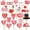 Multicolor, variant on 25Pcs Valentine's Day Photo Props Wedding Valentine's Day Photo Booth Props Party Favors,Valentine's Day Photo Prop Set