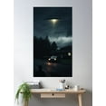 thumbnail image 2 of Ufo Over Cherry Creek Poster Wall Art, Modern Wall Decor, 24x36 UNFRAMED, 2 of 3