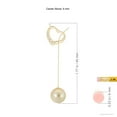 thumbnail image 3 of ANGARA Golden South Sea Cultured Pearl Lariat-Style Heart Necklace in 14K Yellow Gold for Women | June Birthstone, Birthday, Anniversary, Jewelry Gift for Women | Pearl Necklace, 3 of 8